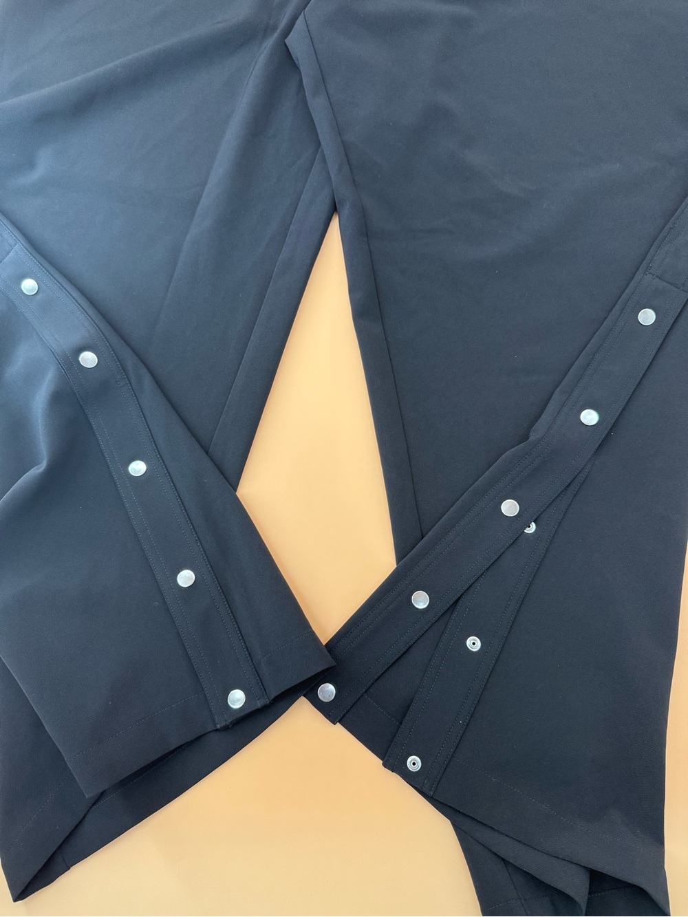 Athleta MVP Snap Pants Wide-Leg Black Activewear All Day Comfort Pants - Picture 3 of 7